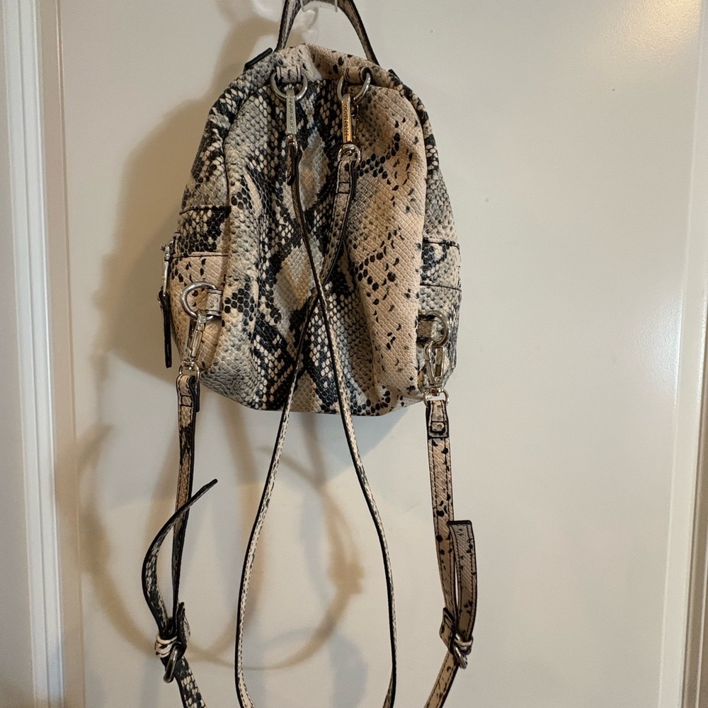 Steve Madden Snakeskin Pattern Backpack - image 4